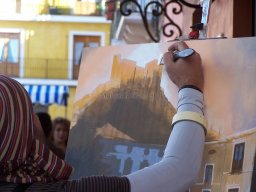 Concurso de Pintura al aire Libre en Mula 2009